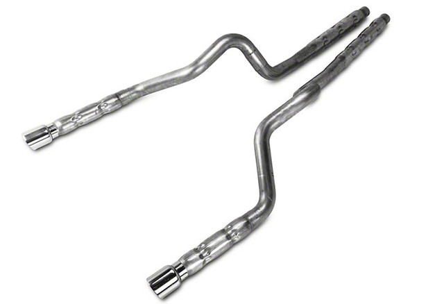 Stainless Works Mustang GT/GT500 3" Retro Chambered Cat-back Exhaust (2011-2014) - Image Stainless Works Mustang GT/GT500 3" Retro Chambered Cat-back Exhaust (2011-2014) - Image