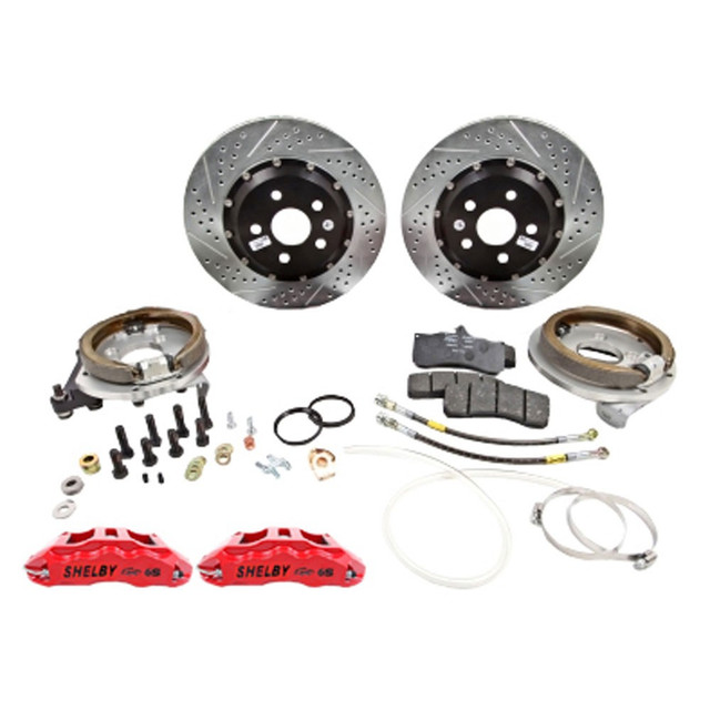 Baer Mustang Extreme Plus Rear Brake Kit - 6 piston red - Image