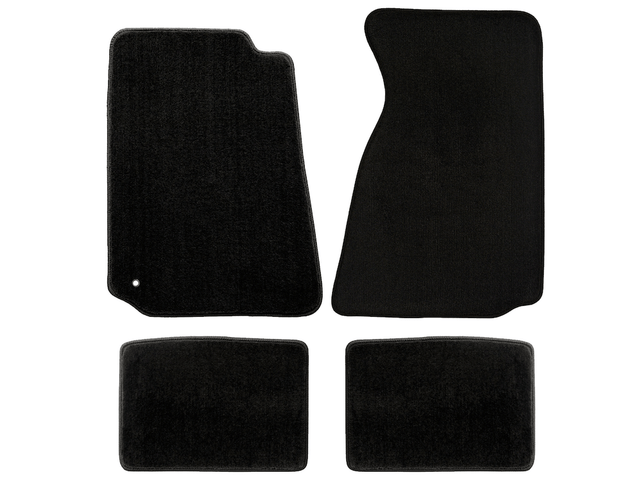 Lloyd Mats Mustang Black Floor Mats w/ No Logo (1994-2004) - Image