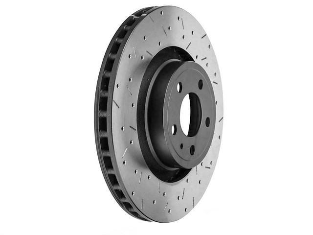 DBA Mustang Base/EcoBoost/PP/GT 4000 Series XS Drilled & Slotted Front Rotor (2015-2023) - Image DBA Mustang Base/EcoBoost/PP/GT 4000 Series XS Drilled & Slotted Front Rotor (2015-2023) - Image