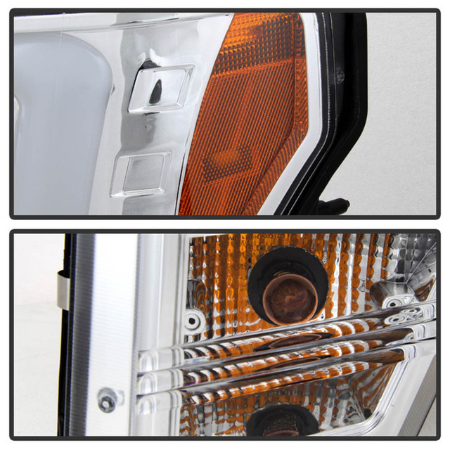 Spyder F-150/Raptor Projector Headlights w/ DRL Light Bar Chrome (2009-2014) - Image Spyder F-150/Raptor Projector Headlights w/ DRL Light Bar Chrome (2009-2014) - Image