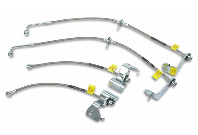 Russell Focus Braided Steel Brake Lines w/ Drum Brakes (2000-2006) - Image