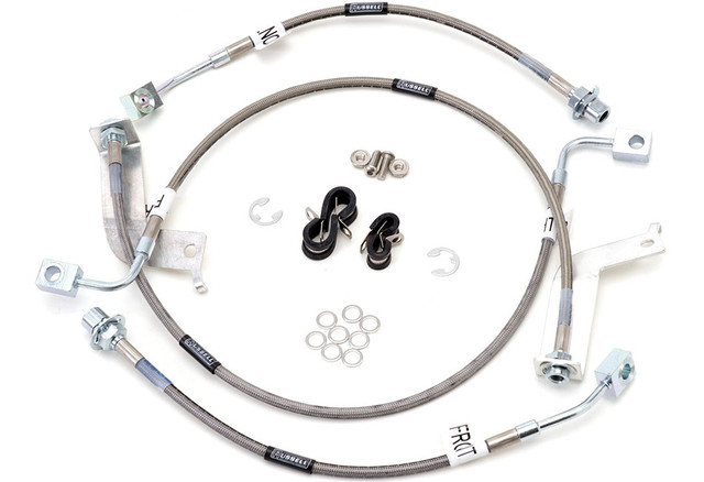 Russell Mustang Stainless Steel Braided Brake Lines (99/01 & 03/04 IRS Cobra) - Image