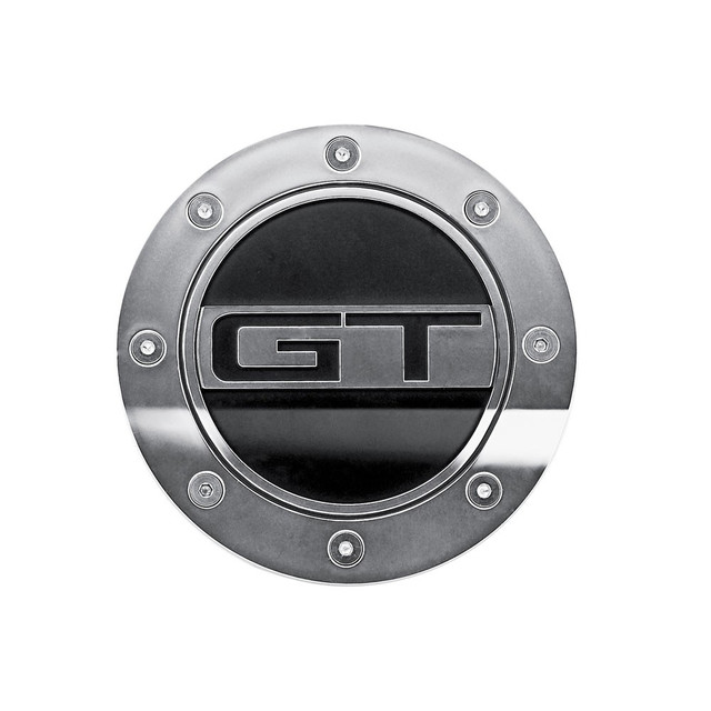 Drake Mustang Fuel Door Comp Series With GT Logo (2015-2023) - Image
