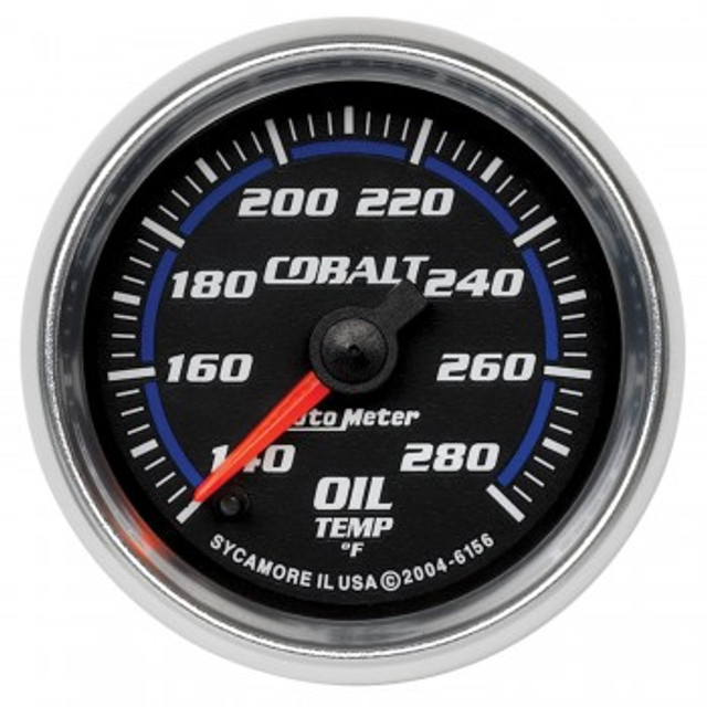 Autometer Cobalt Electric 2-1/16" Oil Temperature Gauge - Image