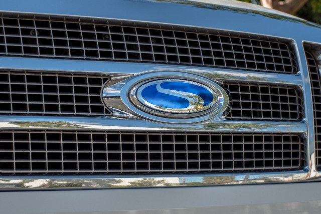 Steeda F-150 9" Embossed Blue Oval Emblem (2004-2014) - Image