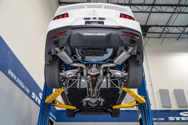 Kooks Mustang 5.0L OEM 3" Cat Back Exhaust w/ H-Pipe and Black Tips (2015-2017/2024-2026) - Image Kooks Mustang 5.0L OEM 3" Cat Back Exhaust w/ H-Pipe and Black Tips (2015-2017/2024-2026) - Image