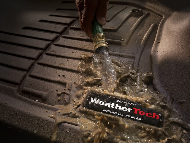 WeatherTech F-150 Super Cab w/ Front & Bench Rear Floor Liner Set (2015-2023) - Image