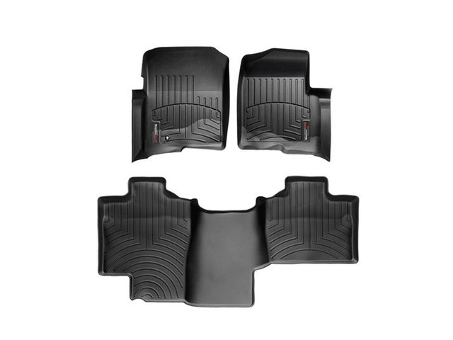 WeatherTech F-150 Super Cab w/ Front & Rear Floor Liner Set w/o 4x4 Floor Shifter (2004-2008) - Image