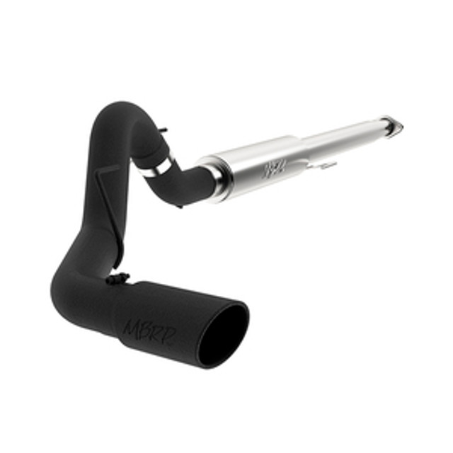 MBRP F-150 2.7L / 3.5L EcoBoost Black Series 4" Cat-Back Single Side Exit Exhaust (2015-2023) - Image MBRP F-150 2.7L / 3.5L EcoBoost Black Series 4" Cat-Back Single Side Exit Exhaust (2015-2023) - Image