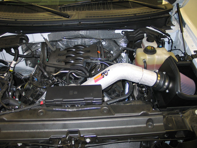 K&N F-150 5.0L High Flow Performance Cold Air Intake Kit (2011-2014) - Image