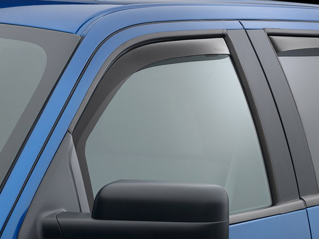 WeatherTech Front & Rear Dark Smoke Side Window Deflectors CrewCab F-150 (2009-2014) - Image