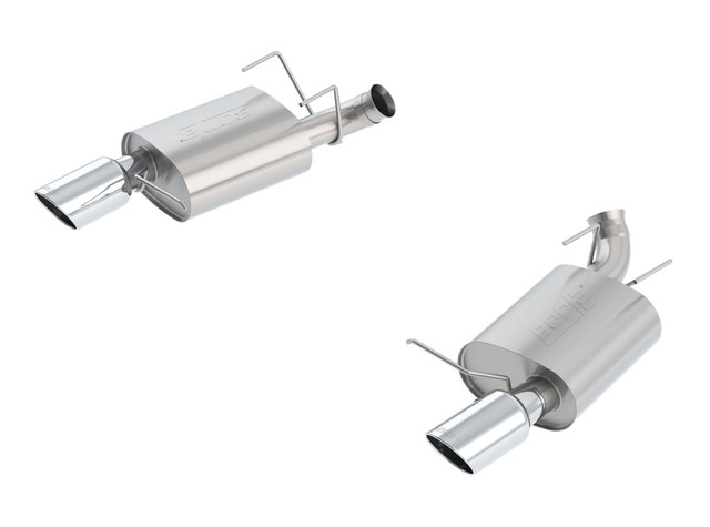 Borla Mustang GT/BOSS 302 2.75" S-Type Axle-Back Exhaust - Polished Tips (2013-2014) - Image Borla Mustang GT/BOSS 302 2.75" S-Type Axle-Back Exhaust - Polished Tips (2013-2014) - Image
