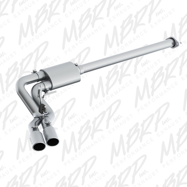 MBRP F-150 Installer Series Cat-Back Single Side Dual Exit Exhaust (2015-2023) - Image MBRP F-150 Installer Series Cat-Back Single Side Dual Exit Exhaust (2015-2023) - Image