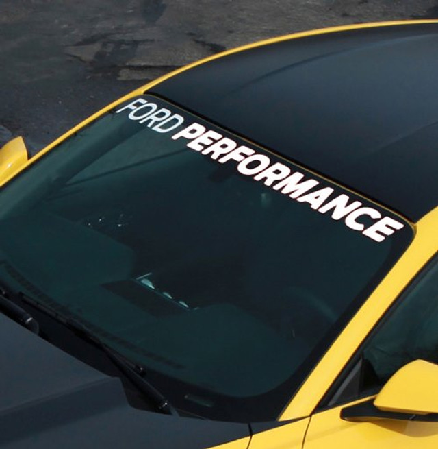 Ford Performance Mustang Windshield Banner (2005-2023) - Image
