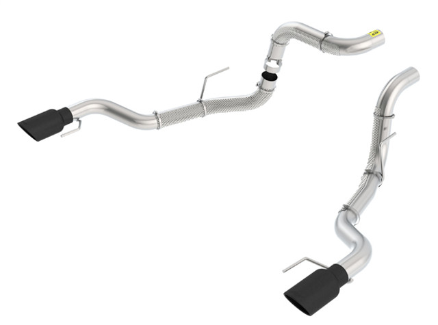 Borla Raptor 3.5L EcoBoost Exhaust Tailpipe Assembly w/ Black Chrome Tips (2017-2020) - Image Borla Raptor 3.5L EcoBoost Exhaust Tailpipe Assembly w/ Black Chrome Tips (2017-2020) - Image