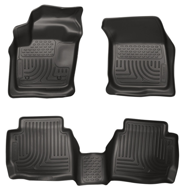 Husky Liners WeatherBeater Front & Rear Floor Liners Fusion (2013-2016) - Image