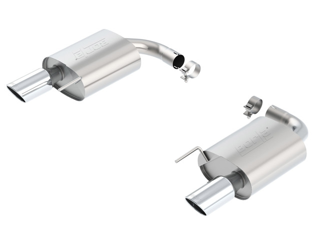 Borla Mustang V6/EcoBoost S-Type Axle-Back Exhaust - Chrome Tips (2015-2017) - Image