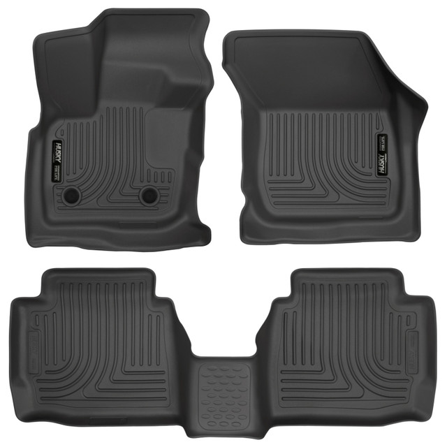 Husky Liners Fusion Black Front and 2nd Row Floor Liners (2017) - Image