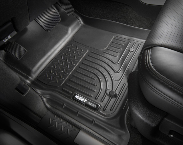 Husky Liners Fusion Black Front and 2nd Row Floor Liners (2017) - Image