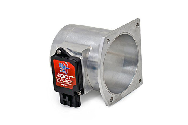 SCT BA-3000 Big Air 90MM MAF Meter & Sensor with Aluminum Housing (1989-2004 V8) - Image