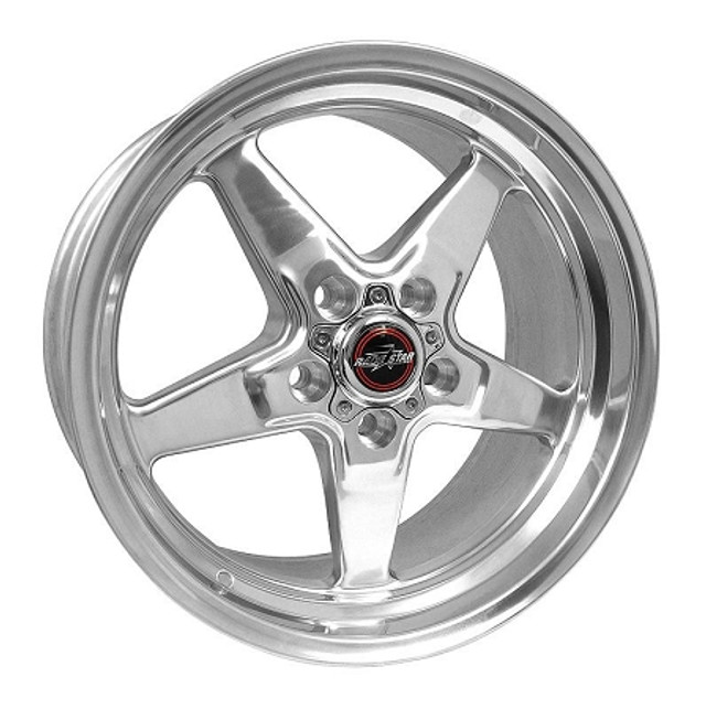 Race Star Mustang 92 Drag Star Polished Wheel - 17x9.5 (1979-2004) - Image