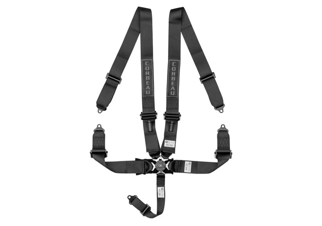 Corbeau Mustang 5-Point 3" Camlock Harness Belt Black (1979-2023) - Image