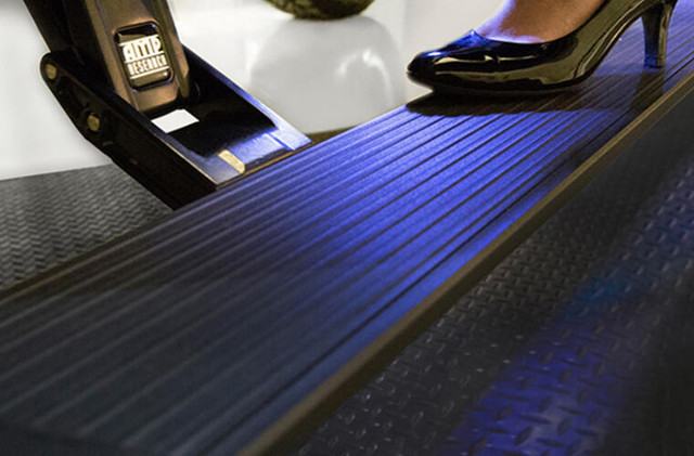 AMP Research F-150 PowerStep Plug-N-Play Black Running Boards (2015-2023) - Image