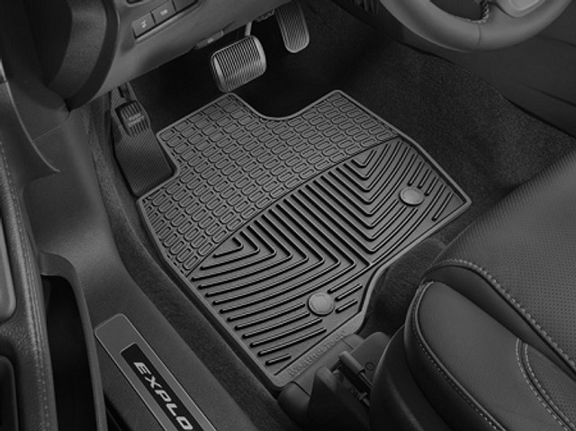 WeatherTech Explorer Front Rubber Mats - Grey (2017-2019) - Image WeatherTech Explorer Front Rubber Mats - Grey (2017-2019) - Image