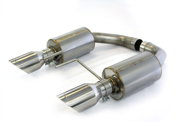 Steeda S550 Mustang GT Axle-Back Exhaust 5.0L Coyote - Aggressive Tone (2015-2017) - Image