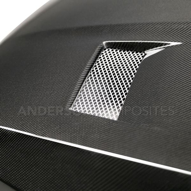 Anderson Composites Focus Type-TM Carbon Fiber Hood (2015-2018) - Image