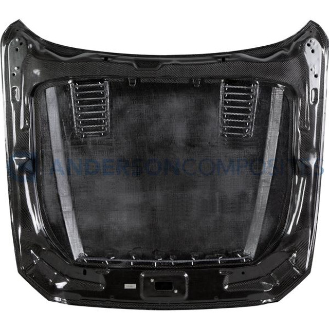 Anderson Composites Mustang Type-SN Double Sided Carbon Fiber Hood (2015-2017) - Image Anderson Composites Mustang Type-SN Double Sided Carbon Fiber Hood (2015-2017) - Image