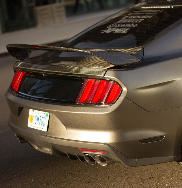 Anderson Composites Mustang Type-GR GT350R Style Carbon Fiber Rear Spoiler (2015-2021) - Image Anderson Composites Mustang Type-GR GT350R Style Carbon Fiber Rear Spoiler (2015-2021) - Image