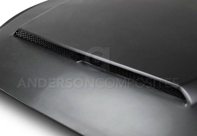 Anderson Composites Mustang Type-SN Super Snake Style Fiberglass Hood (2015-2017) - Image Anderson Composites Mustang Type-SN Super Snake Style Fiberglass Hood (2015-2017) - Image