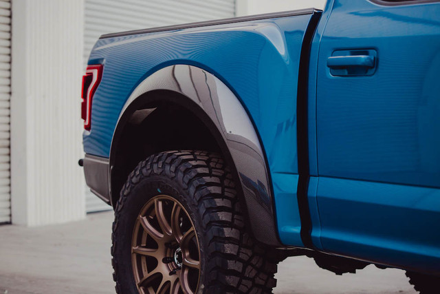Anderson Composites Raptor Carbon Fiber Wide Rear Fender Flares (2017-2020) - Image