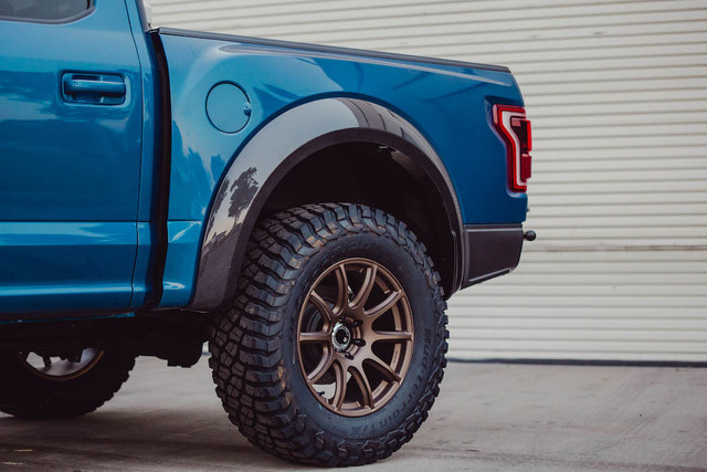 Anderson Composites Raptor Carbon Fiber Wide Rear Fender Flares (2017-2020) - Image