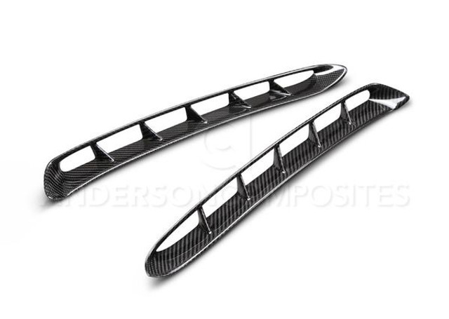 Anderson Composites Mustang Carbon Fiber Inserts for Type-GR fenders (2015-2017) - Image Anderson Composites Mustang Carbon Fiber Inserts for Type-GR fenders (2015-2017) - Image
