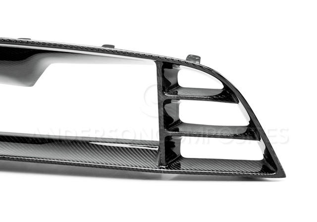 Anderson Composites Mustang Shelby GT500/ 13-14 GT/V6- Carbon Fiber Front Upper Grille (2010-2014) - Image