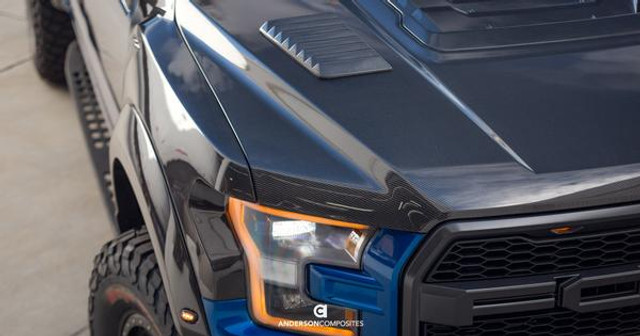 Anderson Composites Raptor Carbon Fiber Universal Hood Vents (2017-2020) - Image