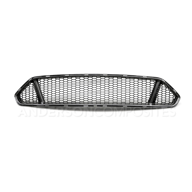 Anderson Composites Mustang Type-GT Carbon Fiber Upper Grille (2018-2023) - Image