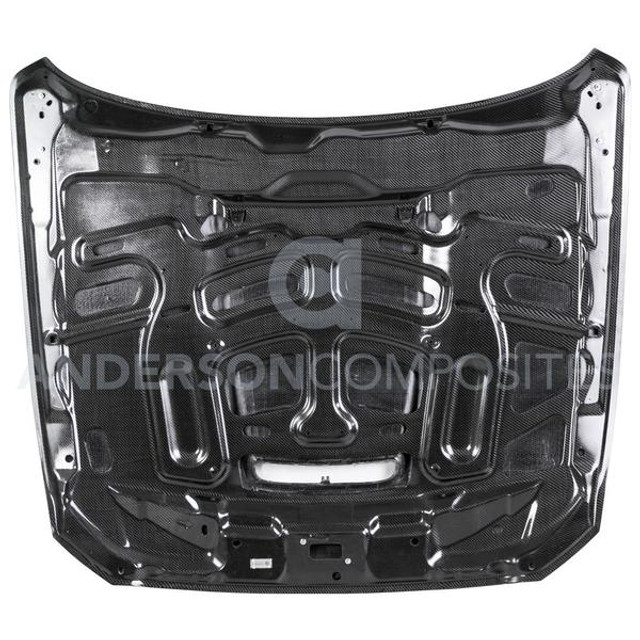 Anderson Composites Mustang GT350 Double Sided Carbon Hood (2015-2020) - Image Anderson Composites Mustang GT350 Double Sided Carbon Hood (2015-2020) - Image
