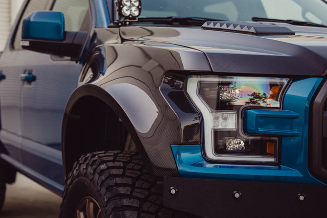 Anderson Composites Raptor Carbon Fiber Wide Fenders (2017-2020) - Image