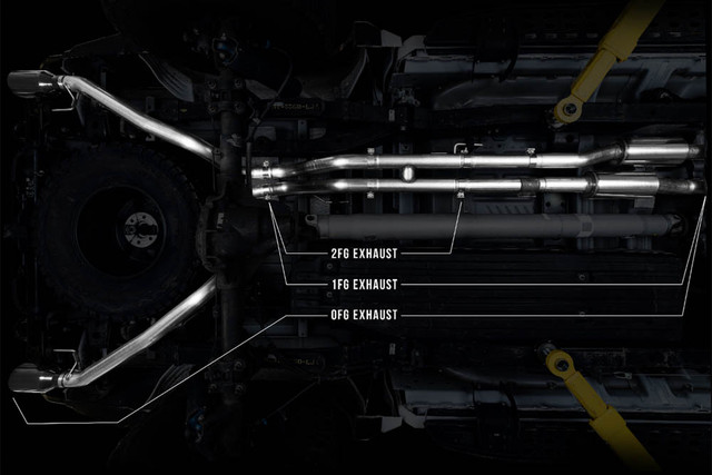 AWE Raptor Resonated Front Pipes Conversion Kit (2017-2019) - Image