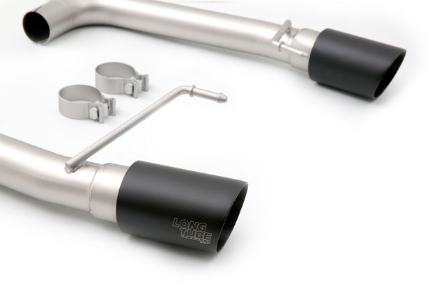 LTH Mustang GT Muffler Delete Black Tips (2015-2017) - Image