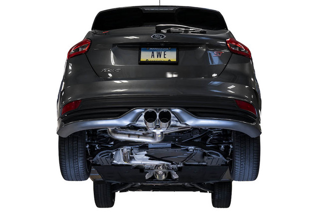 AWE Focus ST Track Edition Cat-back Exhaust - Chrome Silver Tips (2013-2018) - Image AWE Focus ST Track Edition Cat-back Exhaust - Chrome Silver Tips (2013-2018) - Image