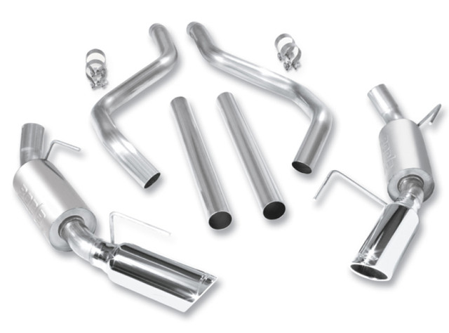 Borla Mustang GT 2.50" ATAK Cat-Back Exhaust w/ 4" Polished Tips (2005-2009) - Image Borla Mustang GT 2.50" ATAK Cat-Back Exhaust w/ 4" Polished Tips (2005-2009) - Image