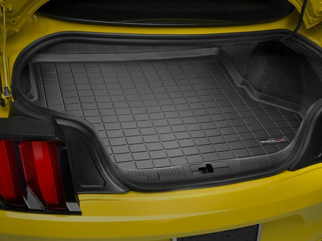 WeatherTech Mustang Black Cargo Liner - w/o Shaker Audio with Subwoofer (2015-2023) - Image