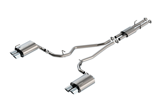 Borla Explorer ST ATAK Cat-Back Exhaust - Chrome Tips (2020-2023) - Image