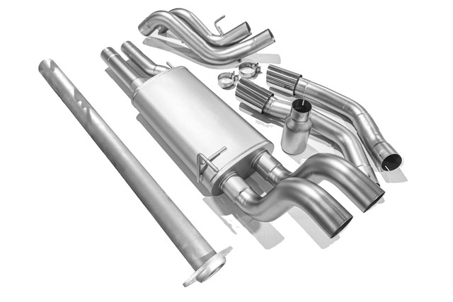 LTH F-150 5.0L Cat-Back Exhaust - Polished Tips (2015-2023) - Image