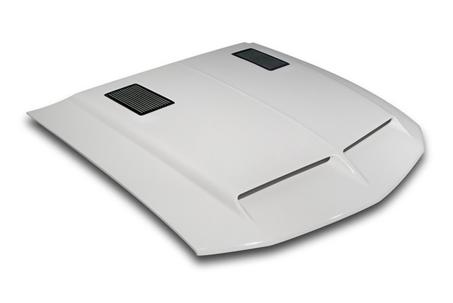 Cervini's Mustang Type 4 Ram Air Hood w/ Billet Heat Extractors (2005-2009) - Image